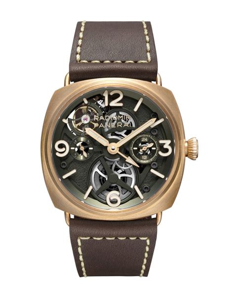 panerai radiomir gmt bronzo.